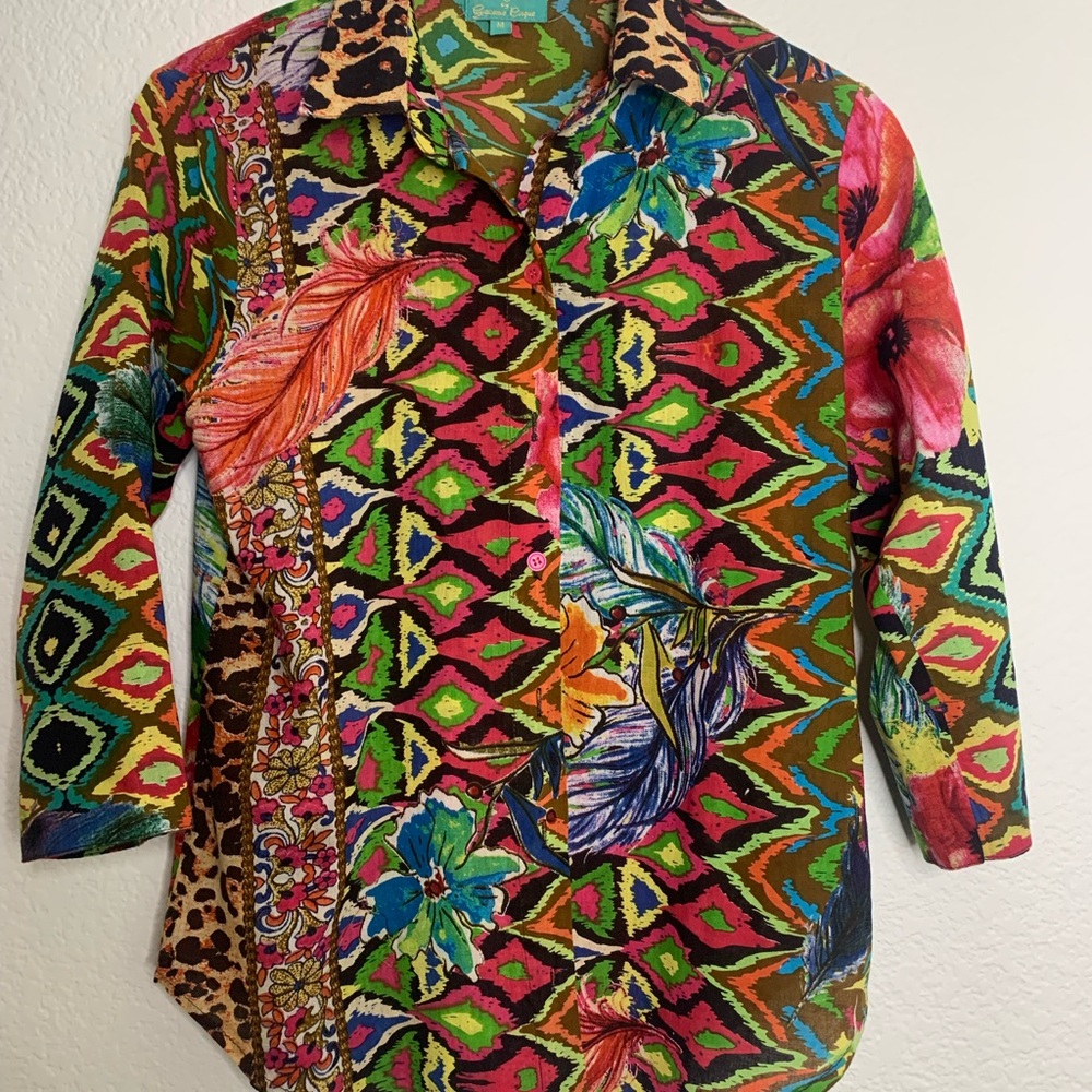 Colorful Button Down Shirt